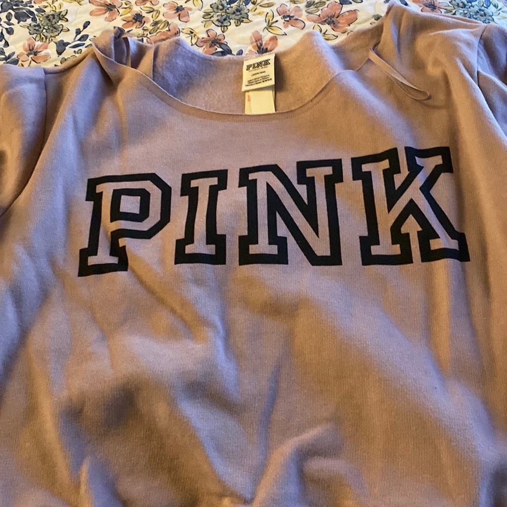 Opera new off the shoulder pink sweater